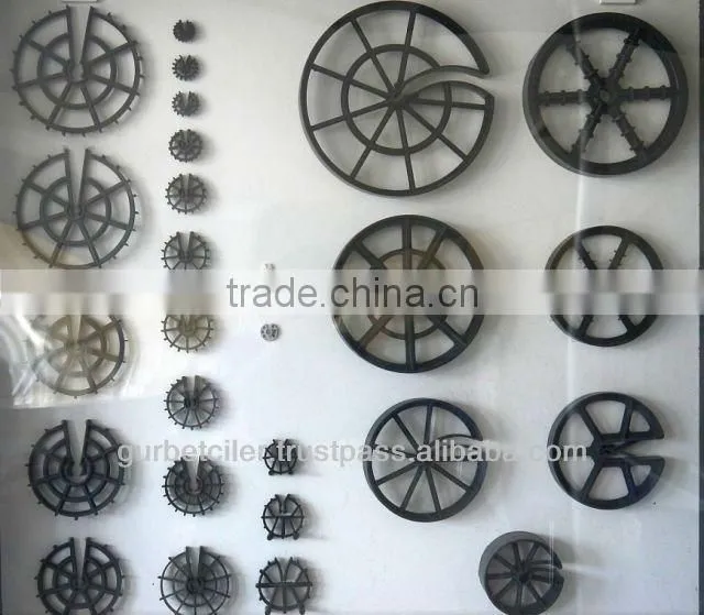 Plastic bar chairs and spacers for slab mesh
