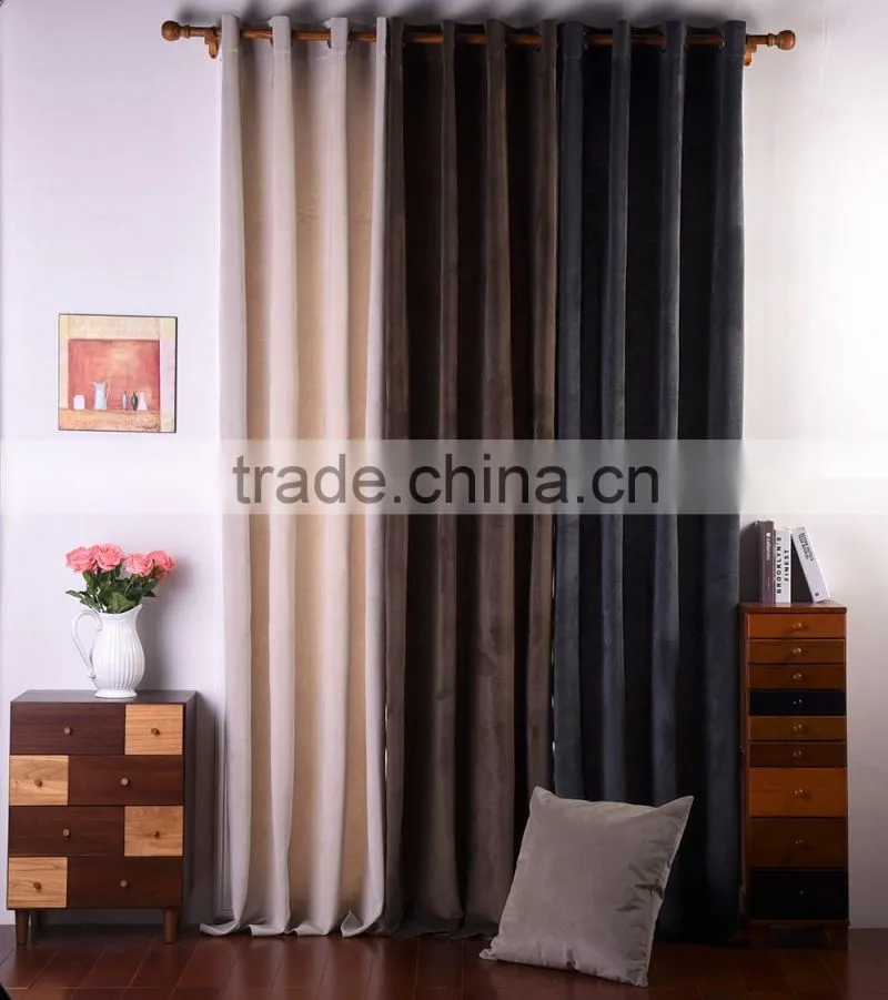 classical design embroidery yarn curtain fabric curtain