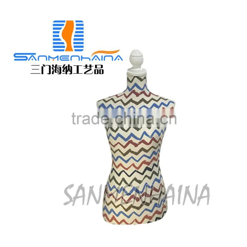 wave printing elastic fabric Female Mannequin