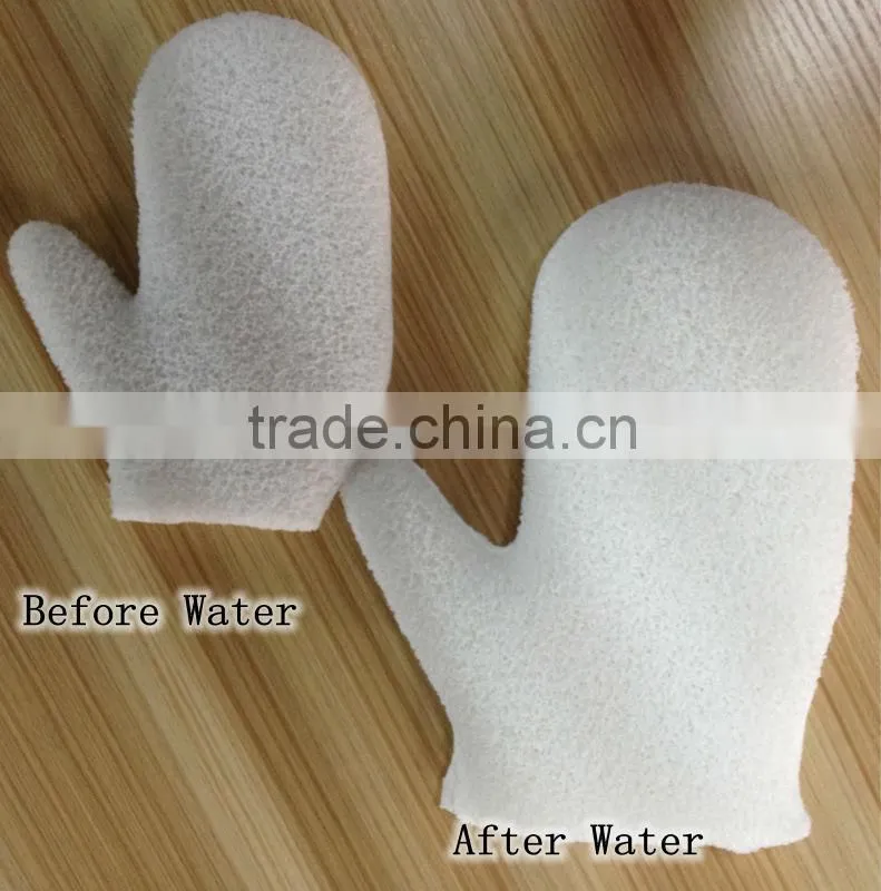 Latest Products in Market Polyurethane Reuseable Bath Sponge Glove