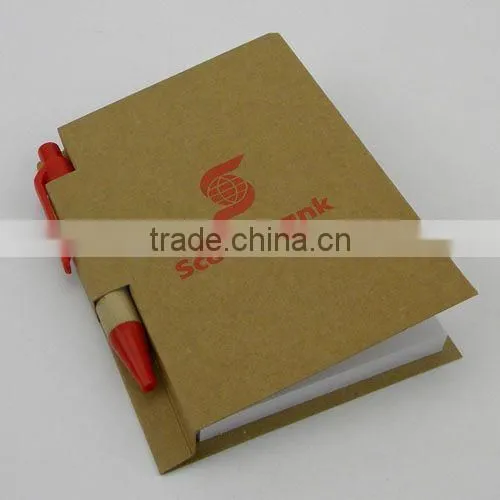 Customized mini notepad with pen