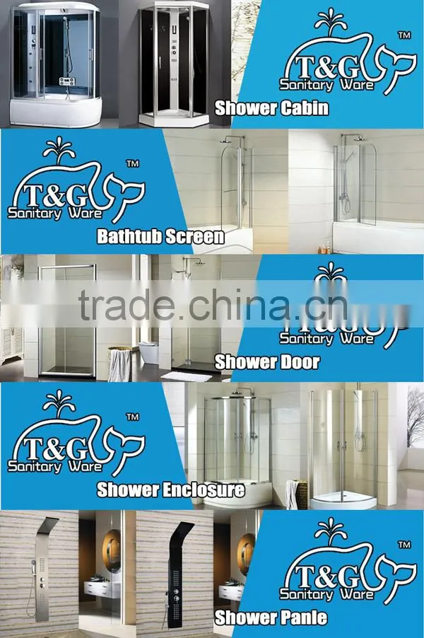 new prodrct luxury shower screen for bath tub