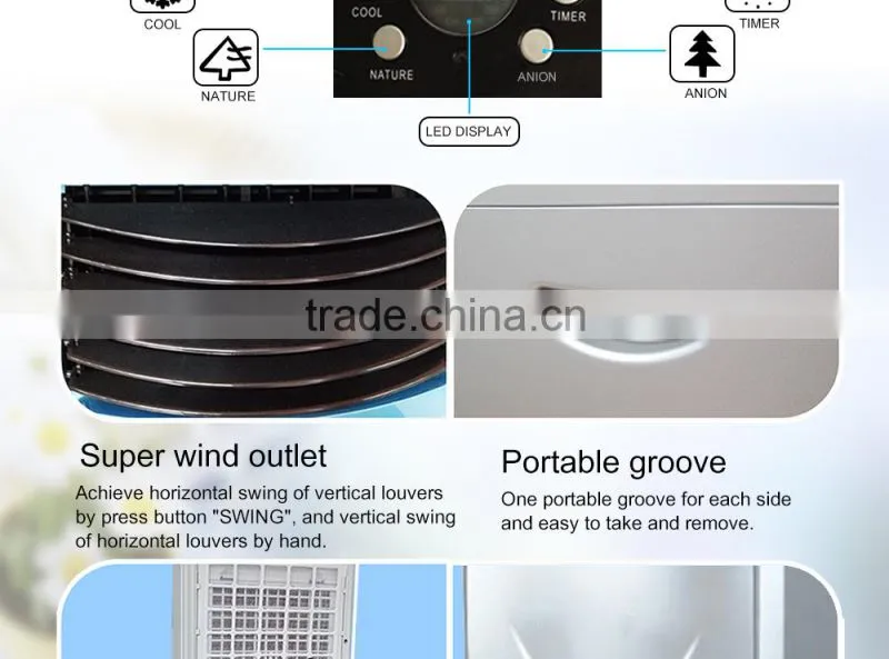 Portable Cooling Home Air Conditioner Fan With Timer