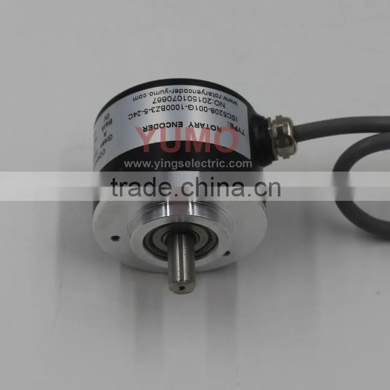 ISC5208 1000 phase CNC system Machine Solid shaft encoder optical price incremental rotary encoder