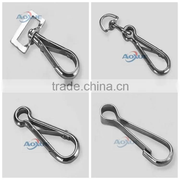 Hook Type and zinc alloy Material Shrimp snap hook