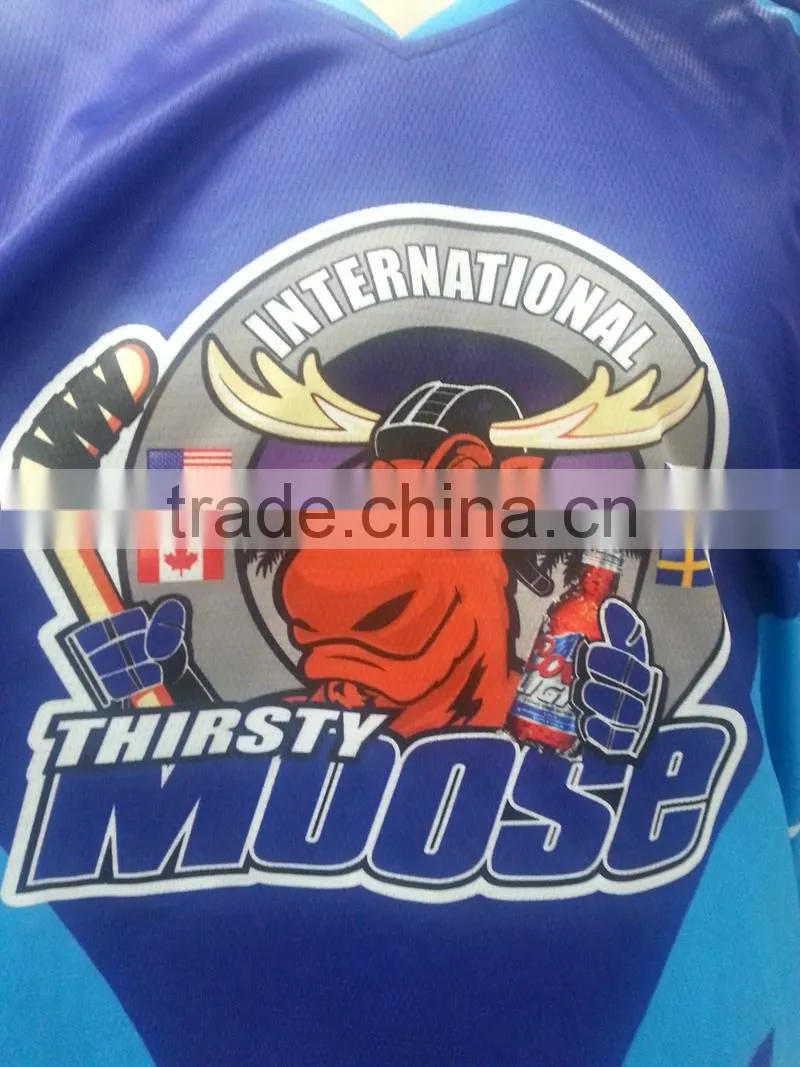 custom sublimated ice hockey jersey