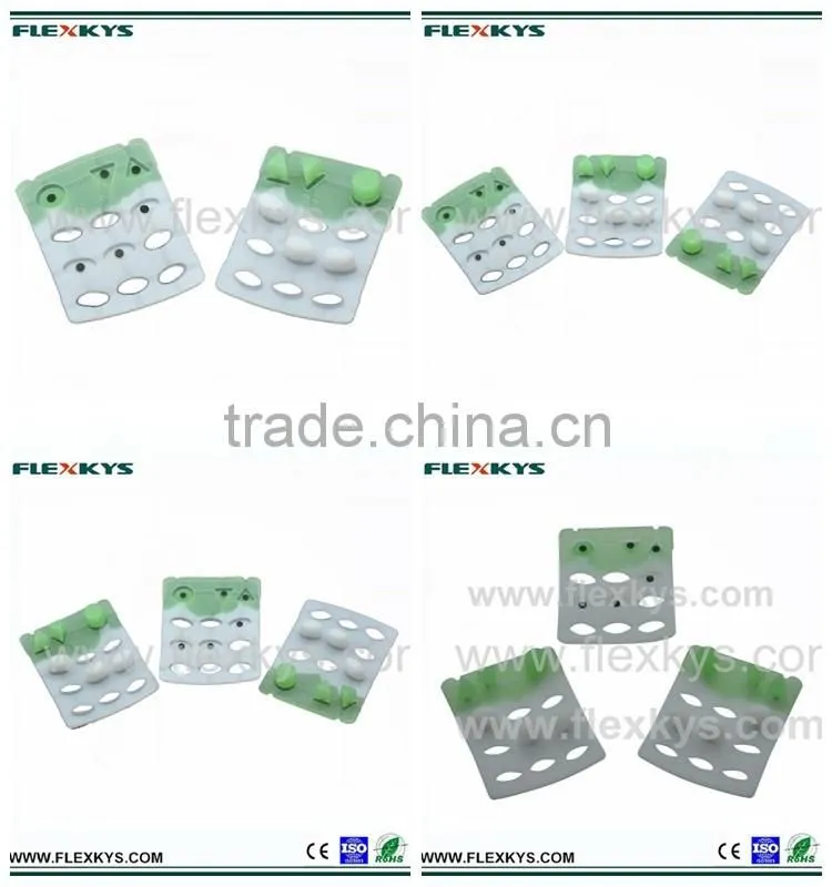 Custom silicone rubber keypads engineering sample
