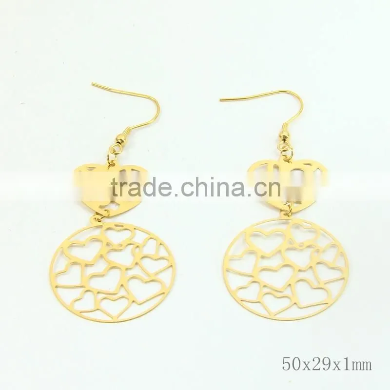 Special Design Earrings Stainless Steel, Nickel- and Lead-free