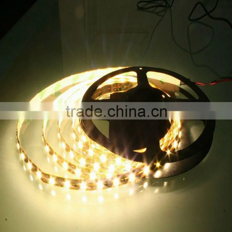 Super brightness warm white RGB 5050 SMD led flexible strip light