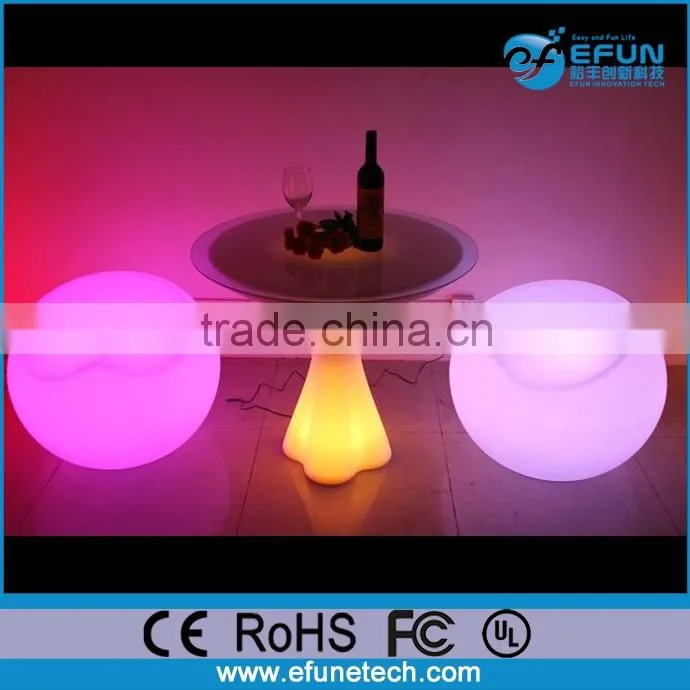 waterproof led glowing sofa chair,plastic illuminated hotel cocktail chairs and tables