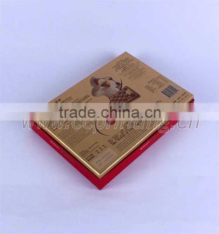 Wholesale candy packaging chocolate box with paper divider