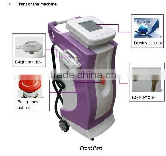 Vertical Elight hair removal/wrinkle removal machine