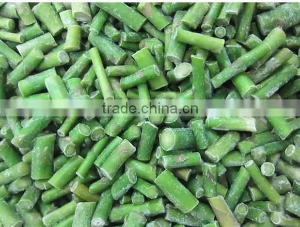 IQF Asparagus white and green tips and cuts