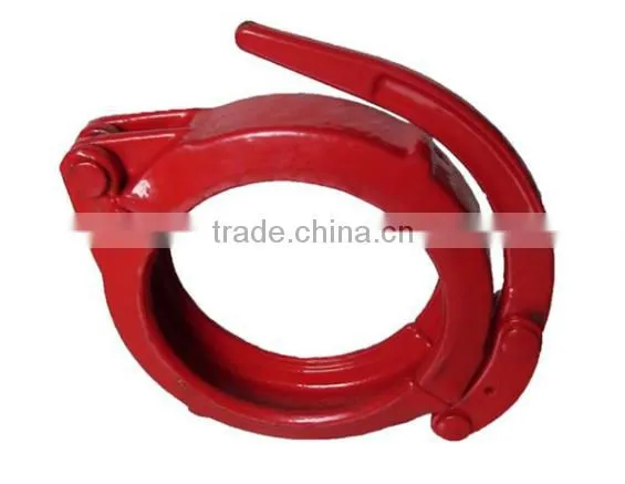 concrete pump pipe snap coupling clamp