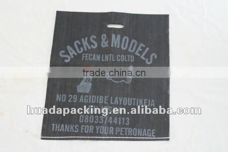 black colour PP Woven bags anti-ultraviolet bag