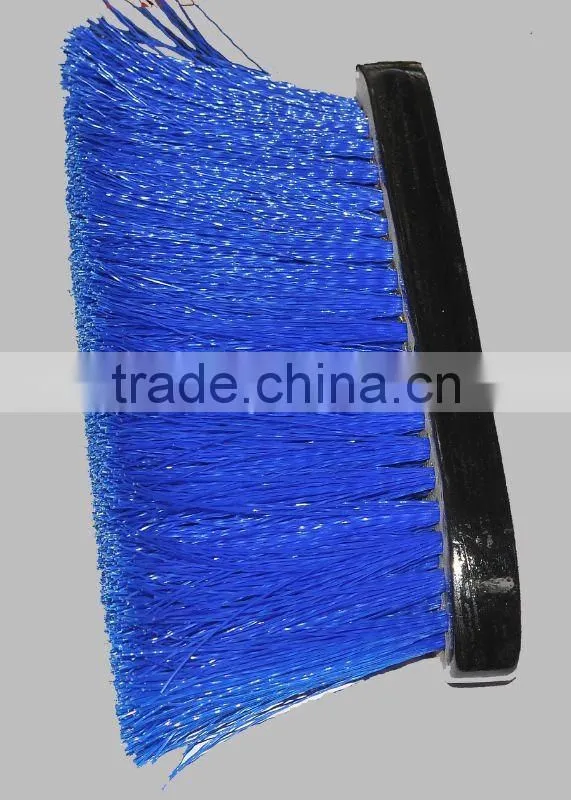 fluorescent synthetic bristles horse grooming brush