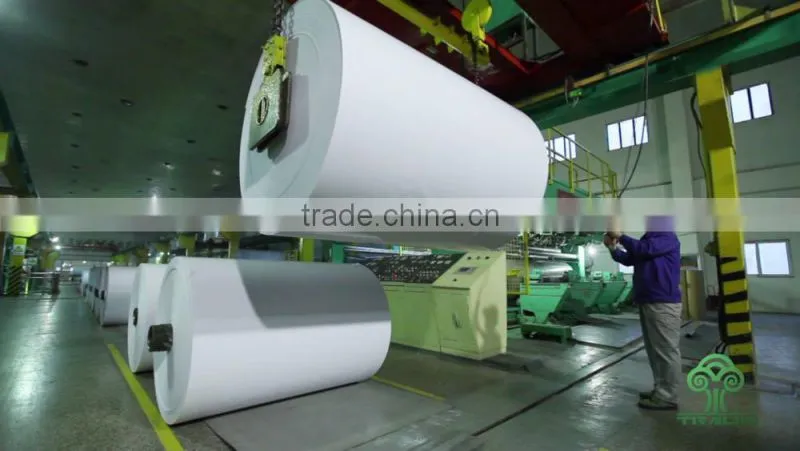 Tralin offset paper, high smoothness,virgin wood pulp, mixture pulp