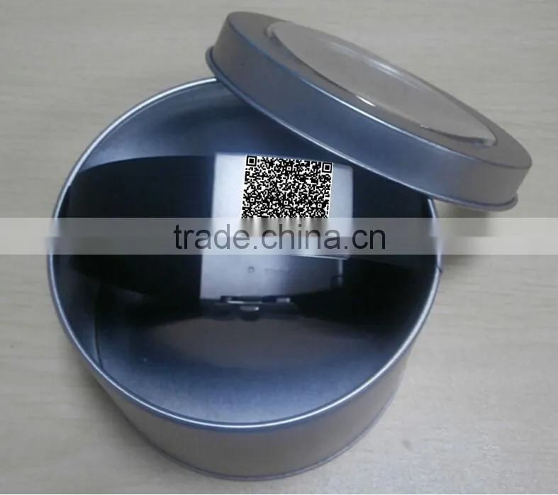Silicone Engravable unique qr bracelet with tin box