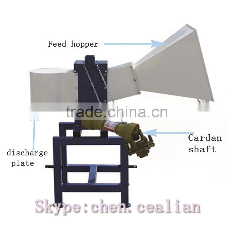 PTO QMJ16 Rotary Firewood Machine wood chipper