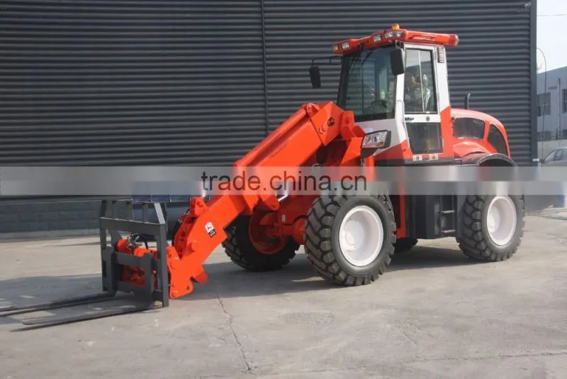 Professional telescopic boom wheel loader 85KW Engine