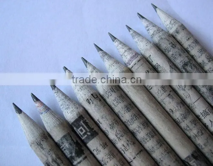 Waste paper pencil making machine production line