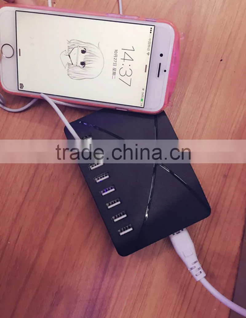 High quality fashion 3A USB travel charger with 8 USB port plugs