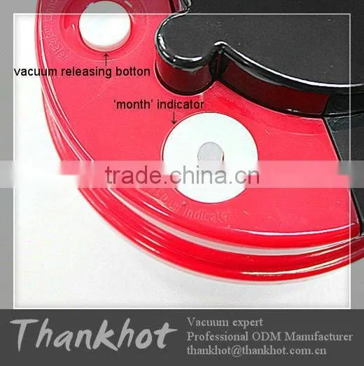 Vacuum plastic canister