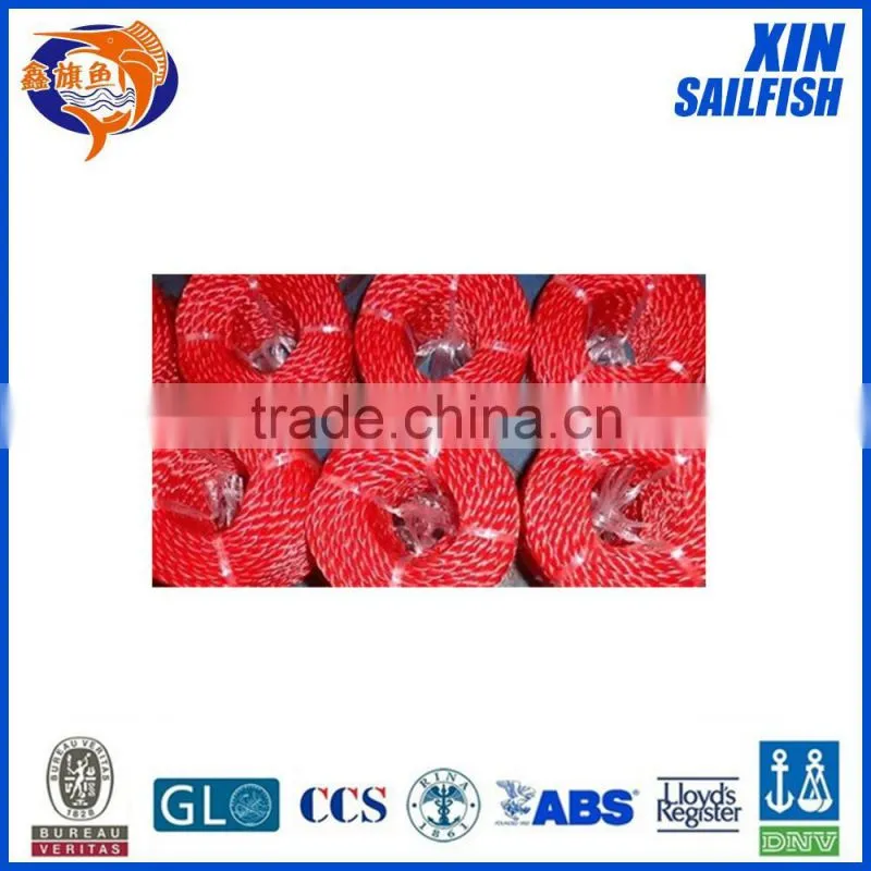 hot sell marine colored pe rope price cheap with factory direct sale
