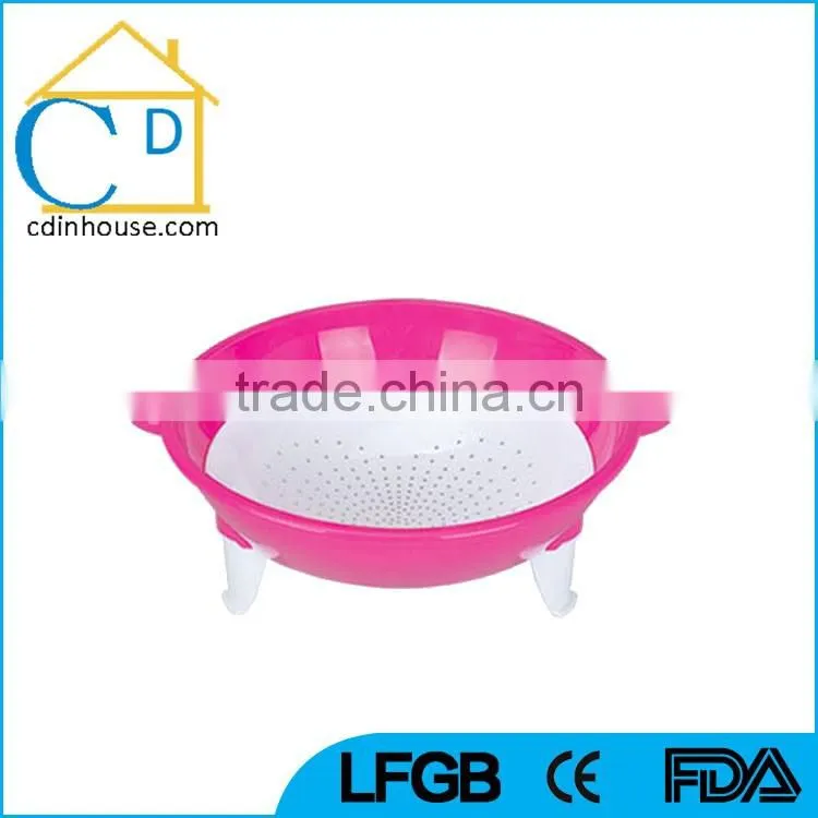 Plastic Colander Filter Strainer With Handle