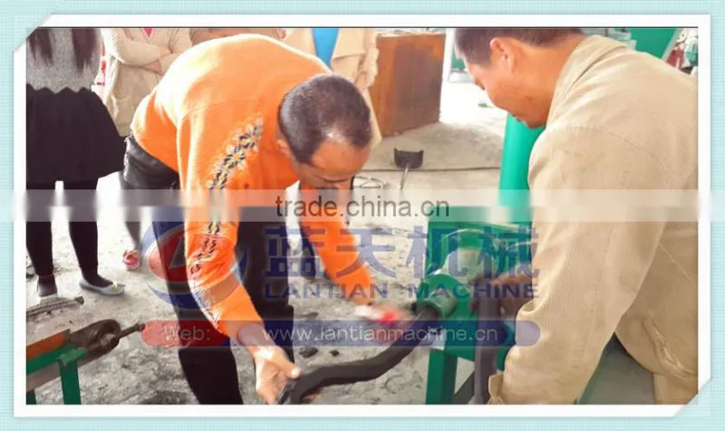 screw type olive waste briquette machine