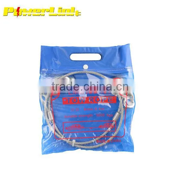 H70193 Forged Hook Ends 3.5M 2 Ton Stainless Steel Car Towing Rope String
