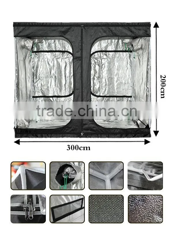 China hydroponics grow tents 600d mylar