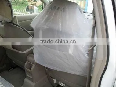 Disposable clear plastic car seat covers