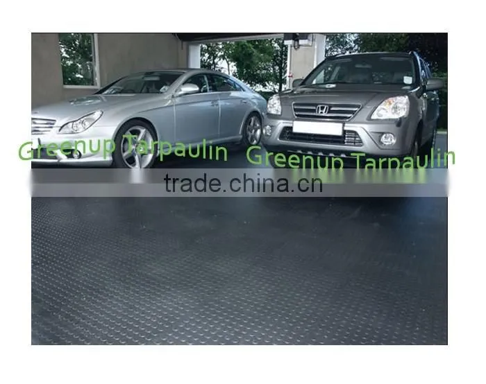 Black Diamond Plate Rubber Flooring Mat Roll Made In China