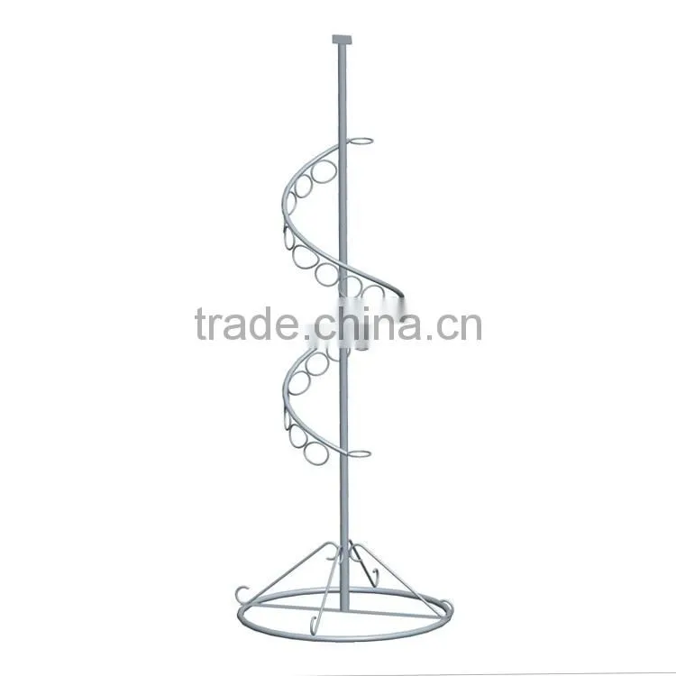 Hot sale spiral metal scarf display stand