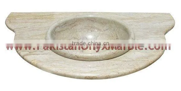 Modern Design Indus Gold Marble Vanity Tops
