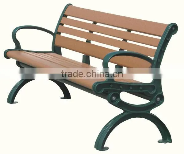 2015 1500x610x 750mm WPC Bench ,HDPE Park Bench/WPC Garden Bench /outdoor furniture