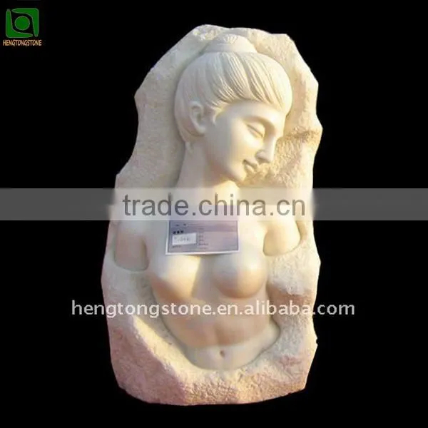 Marble Small Craft Lady Statue