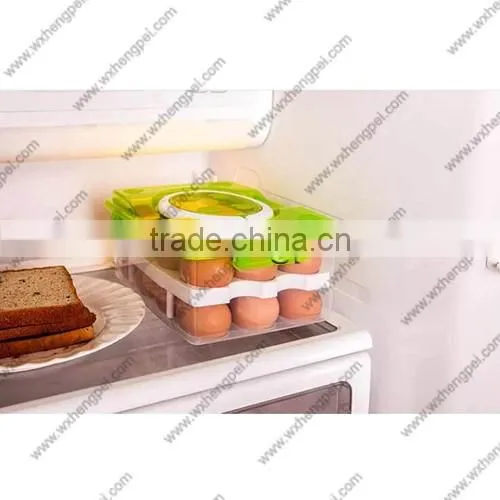 Double-deck eggs storage box