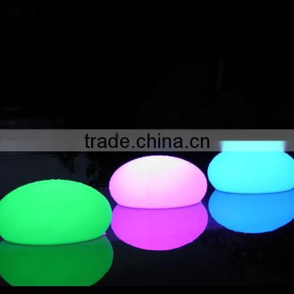 circular color changing outdoor garden floor led ball lights