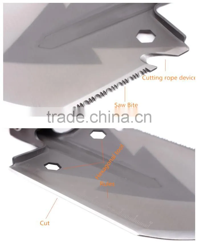 Multifunction folding Tibetan mastiff shovel