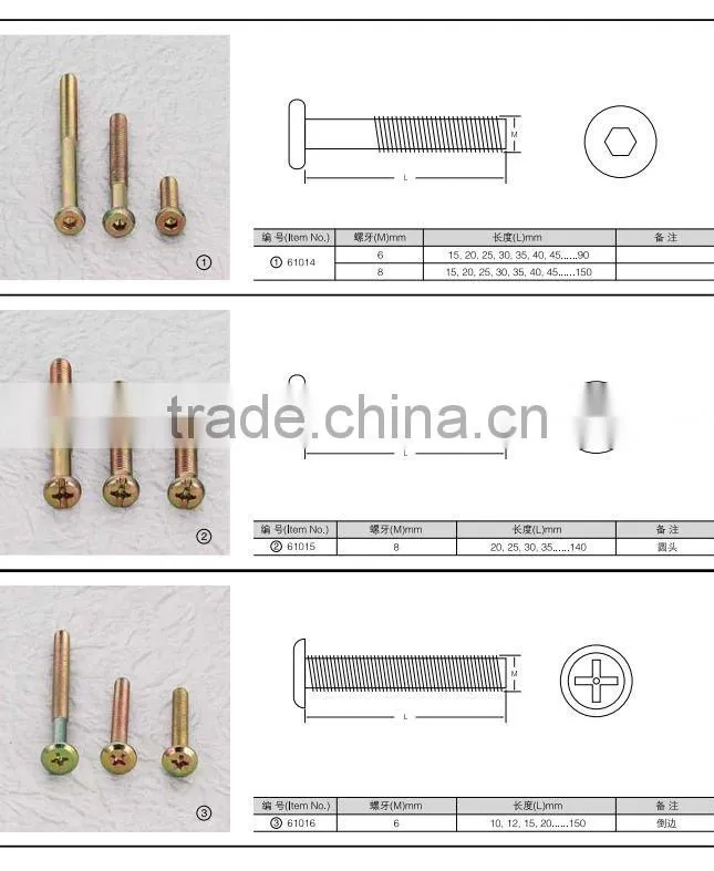 brass Hardware Screw, self drilling screw