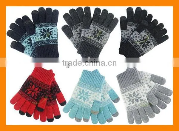 Touch Sensitive Gloves with Dot Palm