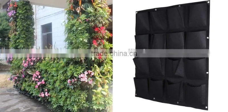 16 pocket felt grow bags