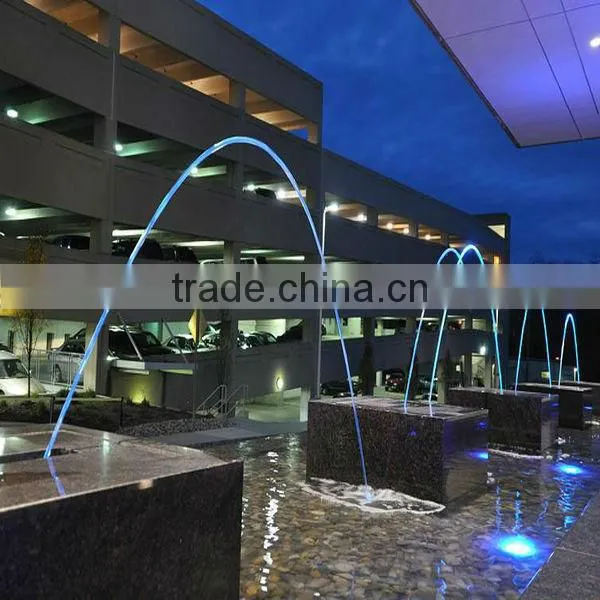 Water decoration colorful water fountain jumping jets water fountain