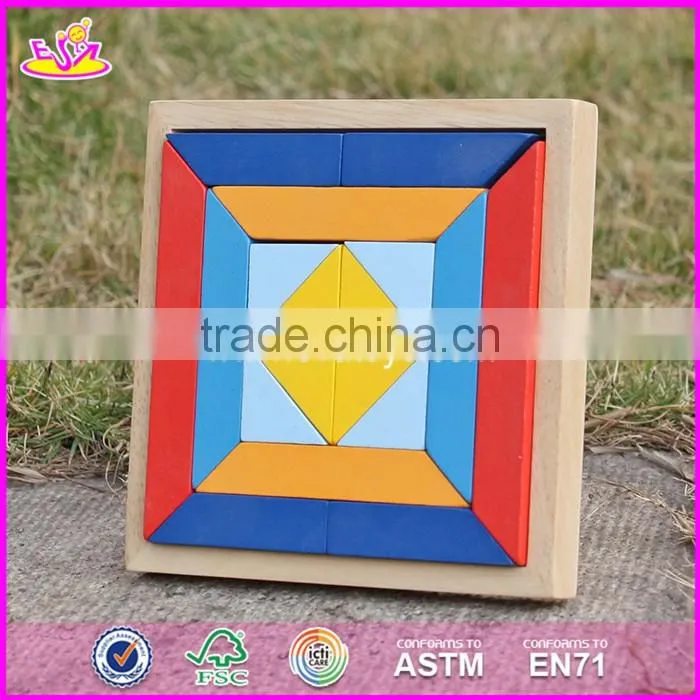 2017 New design 20 pieces educational wooden blocks for toddlers W13A127