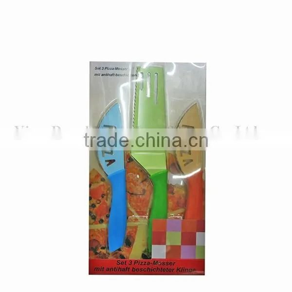 3PCS Kitchen Knife Set PIZZA Knife Set