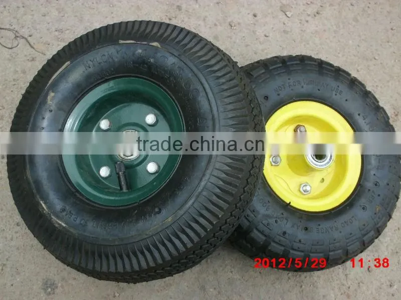 pneumatic trolley wheel 4.10/3.50-4