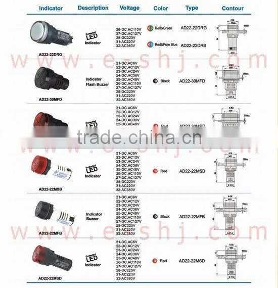 LED push button, LED pushbutton