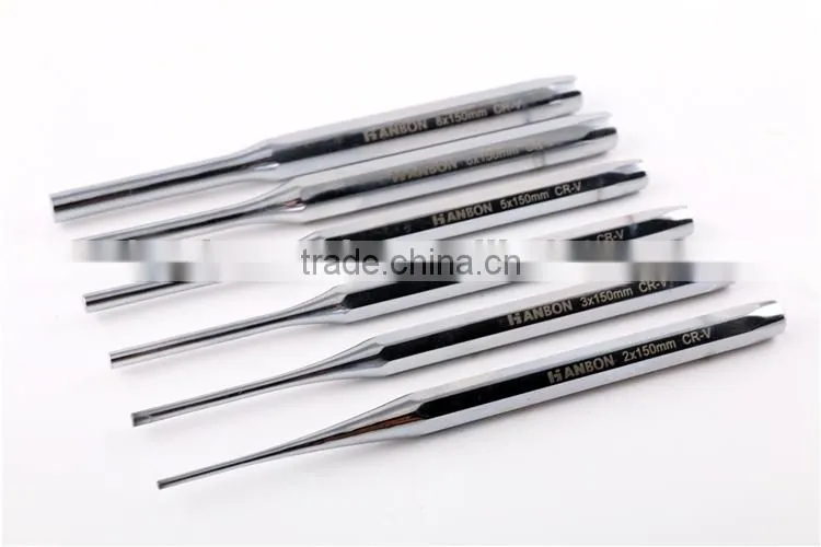 6 Pcs Golded Punch & Chisel Sets